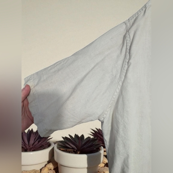 Croft & Barrow Casual Button Down Men's Shirt Off White Size X-Large (EUC) - Picture 5 of 11